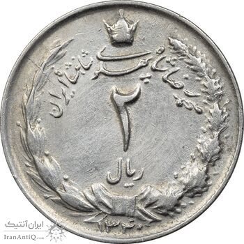 سکه 2 ریال 1340 - EF45 - محمد رضا شاه