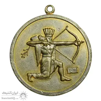 مدال آویز ستاد ارتشتاران (کماندار) طلایی - EF - محمدرضا شاه