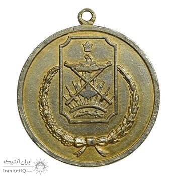 مدال آویز ستاد ارتشتاران (کماندار) طلایی - EF - محمدرضا شاه