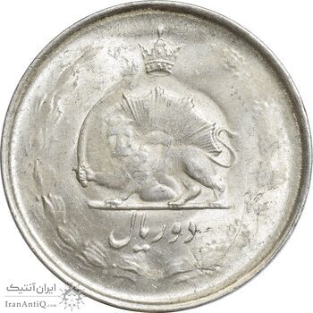سکه 2 ریال 1324 - MS61 - محمد رضا شاه