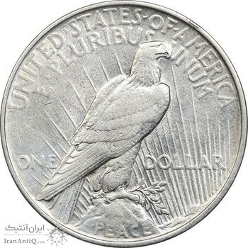 سکه یک دلار 1922 صلح - AU55 - آمریکا