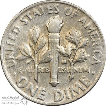 سکه 1 دایم 1965 روزولت - MS61 - آمریکا سکه 1 دایم 1965 روزولت - MS61 - آمریکا