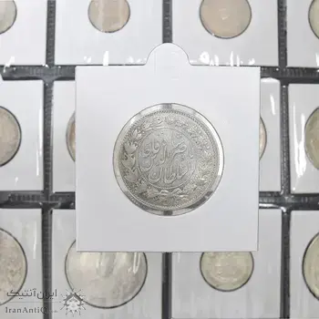 سکه 2000 دینار 1296 - MS61 - ناصرالدین شاه