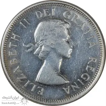 سکه 25 سنت 1963 الیزابت دوم - EF45 - کانادا