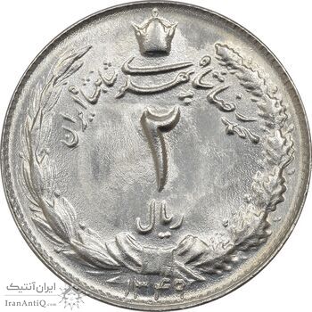 سکه 2 ریال 1349 - UNC -  محمد رضا شاه پهلوی