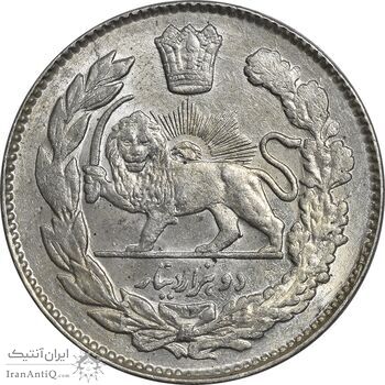 سکه 2000 دینار 1334 تصویری - MS62 - احمد شاه سکه 2000 دینار 1334 تصویری - MS62 - احمد شاه