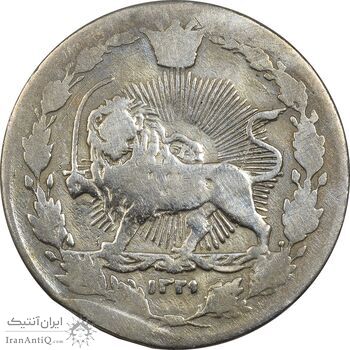 سکه 100 دینار 1319 - VF30 - مظفرالدین شاه