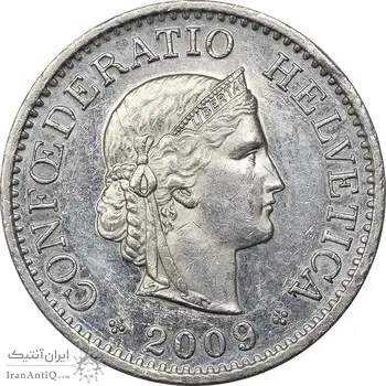 سکه 10 راپن 2009 دولت فدرال - AU55 - سوئیس