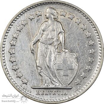 سکه 1/2 فرانک 1946 دولت فدرال - EF40 - سوئیس