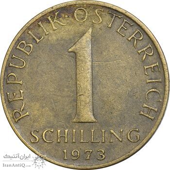 سکه 1 شیلینگ 1973 جمهوری دوم - EF40 - اتریش سکه 1 شیلینگ 1973 جمهوری دوم - EF40 - اتریش