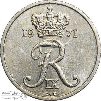 سکه 10 اوره 1971 فردریک نهم - MS61 - دانمارک سکه 10 اوره 1971 فردریک نهم - MS61 - دانمارک