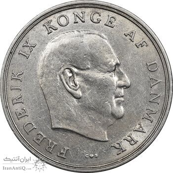 سکه 1 کرون 1963 فردریک نهم - AU58 - دانمارک سکه 1 کرون 1963 فردریک نهم - AU58 - دانمارک