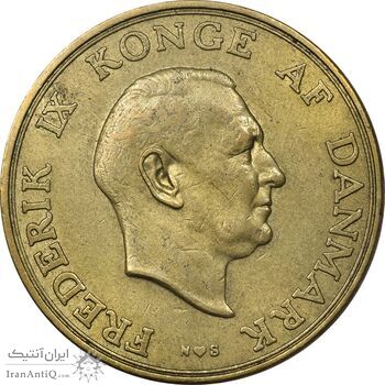 سکه 2 کرون 1954 فردریک نهم - EF45 - دانمارک سکه 2 کرون 1954 فردریک نهم - EF45 - دانمارک