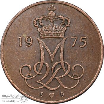 سکه 5 اوره 1975 مارگرته دوم - EF45 - دانمارک