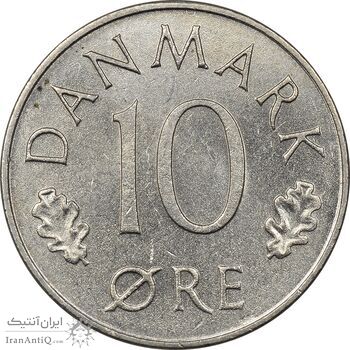 سکه 10 اوره 1973 مارگرته دوم - MS61 - دانمارک
