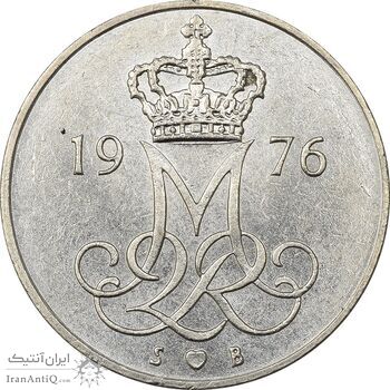 سکه 10 اوره 1976 مارگرته دوم - MS61 - دانمارک