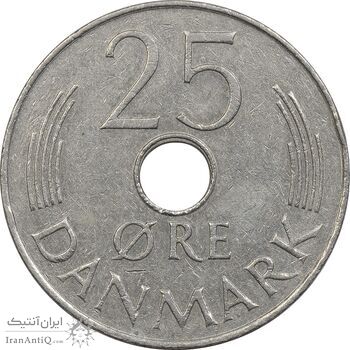 سکه 25 اوره 1975 مارگرته دوم - EF45 - دانمارک