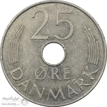 سکه 25 اوره 1978 مارگرته دوم - EF45 - دانمارک