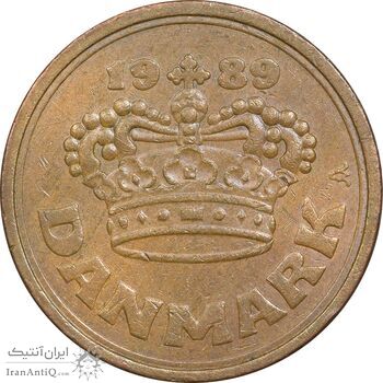 سکه 50 اوره 1989 مارگرته دوم - EF45 - دانمارک