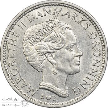 سکه 10 کرون 1979 مارگرته دوم - AU58 - دانمارک