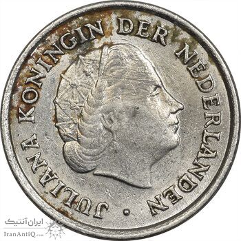 سکه 10 سنت 1964 یولیانا - MS61 - هلند