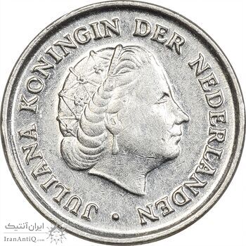 سکه 10 سنت 1973 یولیانا - AU58 - هلند سکه 10 سنت 1973 یولیانا - AU58 - هلند