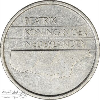 سکه 25 سنت 1989 بئاتریکس - EF45 - هلند