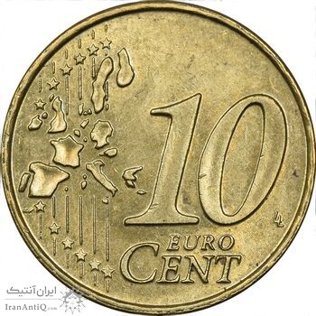 سکه 10 یورو سنت 1999 بئاتریکس - AU58 - هلند