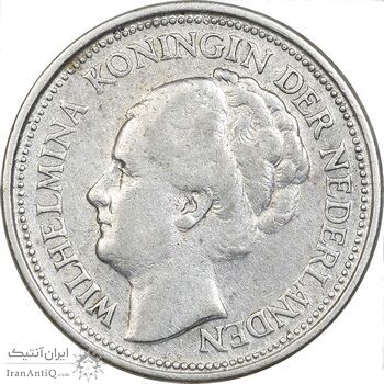 سکه 10 سنت 1936 ویلهلمینا - EF45 - هلند