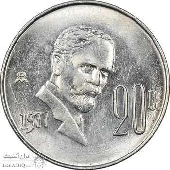 سکه 20 سنتاوو 1977 ایالات متحده - MS61 - مکزیک