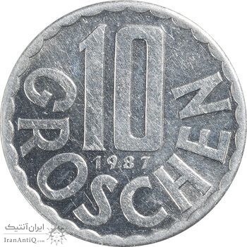 سکه 10 گروشن 1987 جمهوری دوم - MS61 - اتریش سکه 10 گروشن 1987 جمهوری دوم - MS61 - اتریش
