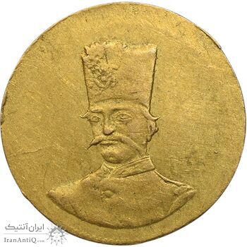 سکه طلا 2000 دینار 1299 - AU58 - ناصرالدین شاه