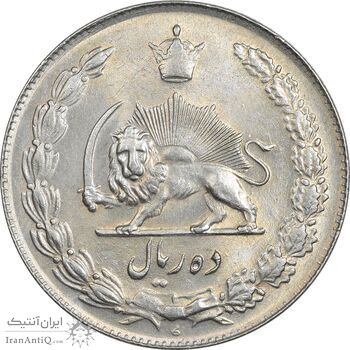 سکه 10 ریال 1340 - MS61 - محمد رضا شاه