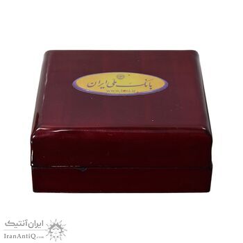 مدال نقره یادبود هشتاد و پنجمین سالگرد تاسیس بانک ملی ایران (با جعبه فابریک)  - UNC - جمهوری اسلامی