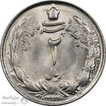 سکه 2 ریال 1339 - MS63 - محمد رضا شاه