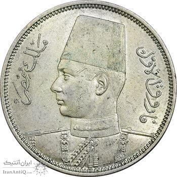 سکه 5 قروش 1358 فاروق یکم - AU58 - مصر سکه 5 قروش 1358 فاروق یکم - AU58 - مصر