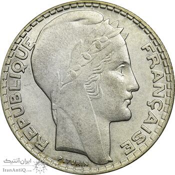 سکه 10 فرانک 1932 جمهوری سوم - AU58 - فرانسه