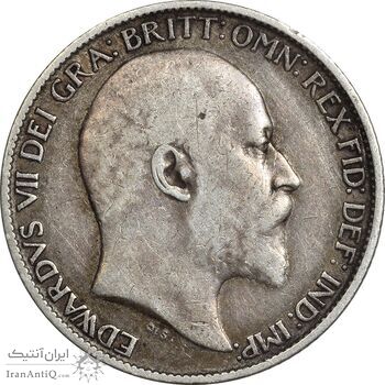 سکه 6 پنس 1909 ادوارد هفتم - EF40 - انگلستان سکه 6 پنس 1909 ادوارد هفتم - EF40 - انگلستان