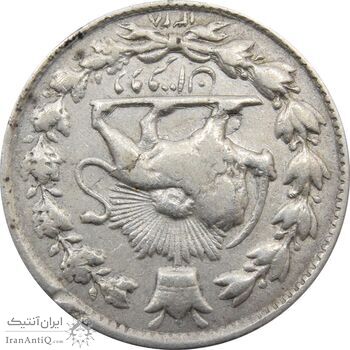 سکه 2 قران 1328 (چرخش 180 درجه) - احمد شاه