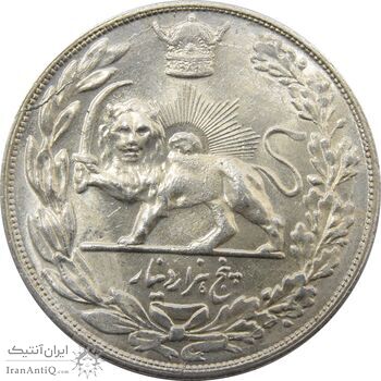 سکه 5000 دینار 1306T تصویری - MS62 - رضا شاه سکه 5000 دینار 1306T تصویری - MS62 - رضا شاه