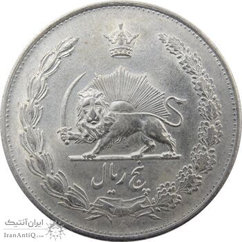 سکه 5 ریال 1310 - EF45 - رضا شاه سکه 5 ریال 1310 - EF45 - رضا شاه