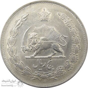 سکه 5 ریال 1310 - AU55 - رضا شاه
