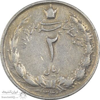 سکه 2 ریال 1340 - VF25 - محمد رضا شاه