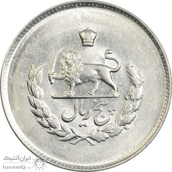 سکه 5 ریال 1332 مصدقی - MS63 - محمد رضا شاه سکه 5 ریال 1332 مصدقی - MS63 - محمد رضا شاه