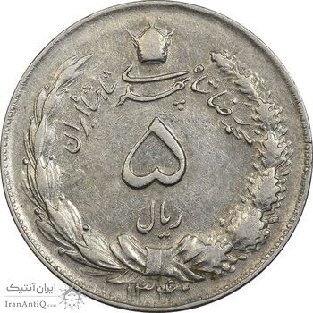 سکه 5 ریال 1340 - EF40 - محمد رضا شاه