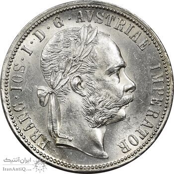 سکه 1 فلورین 1889 فرانتس یوزف یکم - MS64 - اتریش سکه 1 فلورین 1889 فرانتس یوزف یکم - MS64 - اتریش