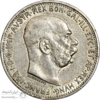 سکه 1 کرونا 1915 فرانتس یوزف یکم - AU58 - اتریش سکه 1 کرونا 1915 فرانتس یوزف یکم - AU58 - اتریش