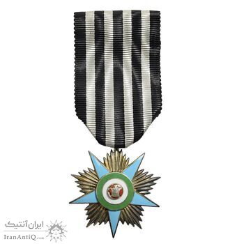نشان افتخار درجه 3 (با جعبه فابریک) - AU - محمدرضا شاه