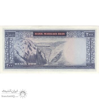 اسکناس 200 ریال (آموزگار - جهانشاهی) - تک - UNC61 - محمد رضا شاه اسکناس 200 ریال (آموزگار - جهانشاهی) - تک - UNC61 - محمد رضا شاه