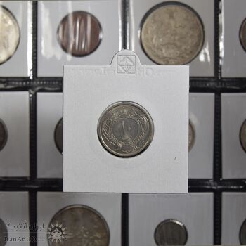 سکه 10 دینار 1310 نیکل - MS63 - رضا شاه